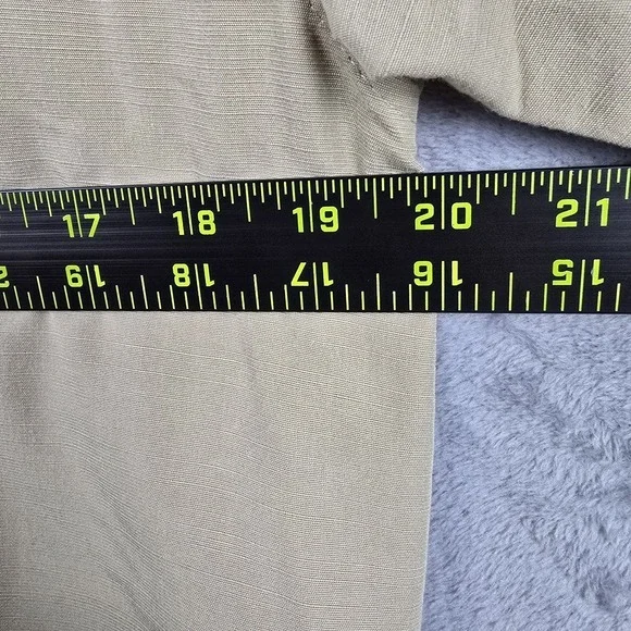 Cubavera Mens Tan Short Sleeve Button Down Camp Shirt Piping Size S RN37763 - Picture 11 of 11